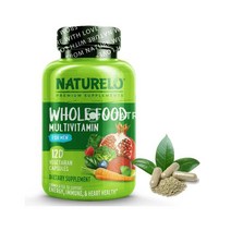 Naturelo 내츄렐로 홀 푸드 멀티비타민 남성용 120정