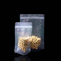 PET 파우치 투명 스탠드 지퍼백 20 cmX30cm 0매 약봉지 음료 봉투 포장, 단품