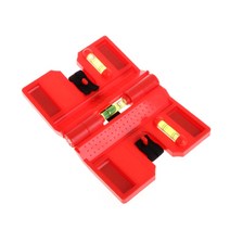 340도 접이식 파이프 라인 표면 스피릿 레벨 측정 기기 자석, 빨간색