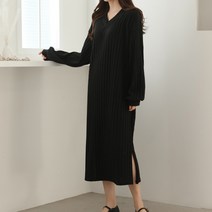 나나쿠스 가로등그림자 니트원피스 데일리 롱원피스