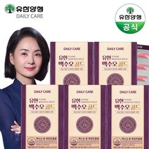 유한 백수오 골드 여성 갱년기 영양제, 60정, 5개