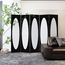 흑백 디자인 파티션 미술관 전시 가벽 인테리어, 알루미늄 합금 60x180cm 단일 잎