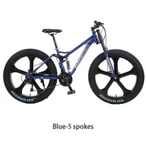 산악 및 해변용 자전거 24 인치 4.0 팻 타이어 MTB 크로스컨트리, 08 blue 3_02 26 inch_01 7