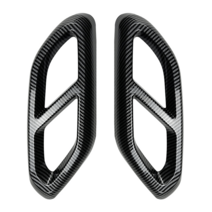 벤츠 GLC X254 배기 커버 머플러팁, 카본 파이버 패턴