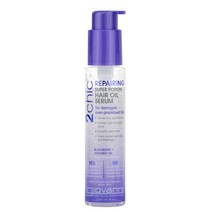 Giovanni 2chic 리페어링 슈퍼 포션 헤어 오일 세럼 블랙베리 + 코코넛오일 81ml(2.75fl oz), 81ml