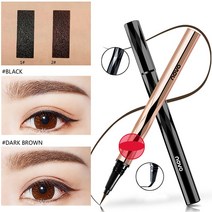 리퀴드아이라이너 지속력내추럴 아이 메이크업, 1세트, 2색