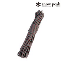 스노우피크 텐트 폴리 로프 Pro 4mm 그레이 AP-021