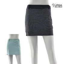 LPGA 골프 여성 간절기 라이패턴 큐롯 스커트 222/856