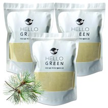 헬로우그린 국산 솔잎 분말 가루 600g(팩), 솔잎 분말 600g(팩) 3개, 3개