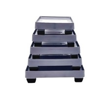 야다 고정.이동식겸용서랍형 정사각화분받침대, 그레이