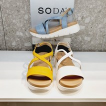 소다 소다 여성 통굽 샌들 FLD004 4CM 2