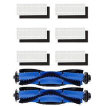 Anker Eufy Robovac 11S Plus / 12 15T 15C 25C 30 30C 35C Hepa 필터 메인 사이드 브러시 로봇 진공 청소기 부품, Set H