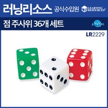 점 주사위 36개 세트(LR2229), 단품