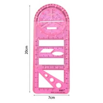 라운드 센터 투명 아크릴 파인더 크리에이티브 선반 작업 나침반 원형 게이지 가공 도구 목재 터닝 드로잉, CHINA, 7x20cm 5, 09 7x20cm