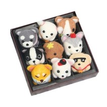DIY 양모 펠트 세트 9개입 패키지 캐릭터 핸드메이드 양모세트 DIY 양모펠트, 상품선택, 강아지 세트