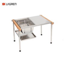 라그렌 IGT테이블 화로대테이블 플레이트버너테이블 IGT그릴 캠핑테이블, IGT테이블 M + 그릴SET