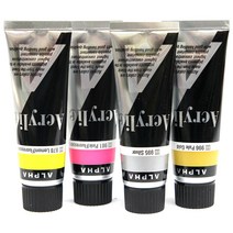 [동화오피스] 알파 아크릴물감 50ml / 형광 펄 낱색, 992 Pearl Indigo