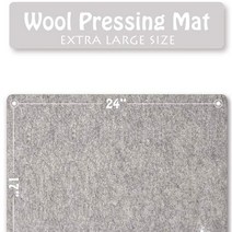 스탠딩 다리미판 울 프레스 매트 휀다 퀼팅 17quot x 24인치 초대형 펠트 다림질 패드 100 뉴질랜드 울 협작 다림질 절단, 17 x 24