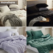 몽쉐어 레이트 실크극세사 차렵이불 Q