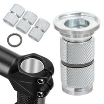 1-1/8 quot286mm 자전거 확장 볼트 헤드셋 줄기 탄소 압축 플러그 스타 너트 조절기 포크 Steerer, [01] WHITE