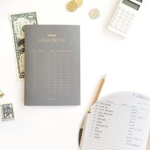 컴팩트 캐쉬북 / 2022가계부 가계부쓰는법 가계부양식 차계부 사계부 2022년가계부 신혼부부 가계부 가계부추천 내집마련가계부 수기가계부 예쁜가계부 가계부노트, 그레이