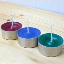 아로마향초 티라이트 만들기교재 10인용 diy캔들 용기 DIY 재료세트