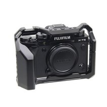(에서 선박 us) Fujifilm X-T5 DSLR 퀵 릴리스 L 플레이트 브래킷 익스텐션 프레임 안정기 리그 콜드 슈 우, 01 Full Camera Cage