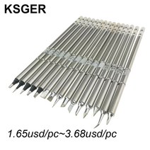 KSGER XA 등급 T12 전기 용접 도구 Hakko FX951 Stm32 Stc Oled T12 납땜 스테이션 용 납땜 납땜 인두 팁, XA 등급 T12-BC2