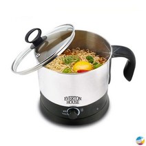 [BOBU] 혼밥 혼라이프 라면포트 에버튼하우스 멀티쿠커 1.5L_ 210725EA, 본상품선택, 본상품선택