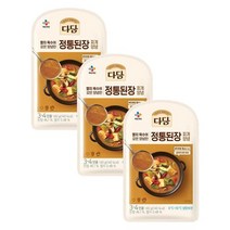 CJ 다담 정통된장찌개 양념 된장찌개 집된장 홈쿡 장 140g 3개 1세트, 2세트