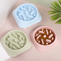 비만 방지 강아지 애견 애묘 고양이 급체 구토 그릇, 쿠팡꺼 2비만방지그릇-그린