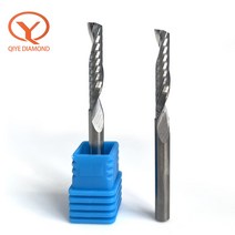 목공 우드 카빙 조각 끌 정 서각칼 Qiye 1pc 0.4-5mm CNC 라우터 비트 3.175/4/6 생크 단일 플루트 나선형 엔드 밀 금속 알루미늄 용, [01] UP, [22] 5DX25HX50L