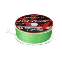 프리미엄 코팅 연결 4합사 PE 100m 삼치 루어 낚시 줄 1호