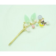 이화 한국무용 한복 머리장식 버블꽂이