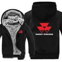 농업용 부품 기계 2022 Massey Ferguson Hoodie 남성용 지퍼 코트 양털 농업용 트랙터 운동복 캐주얼 솔리, 02 as picture1_01 S