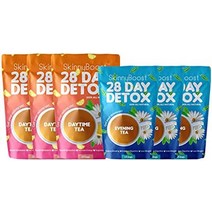 skinnyboost 28일 다어어트 체중 조절 차 키트 - 주간 티 1개(28봉지), 3팩