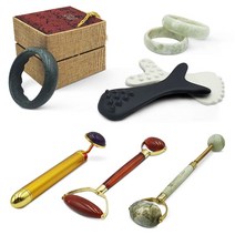 현대교역 옥괄사/도자기괄사/롤러괄사/링괄사/마사지도구모음(13종), 접시애니페이스