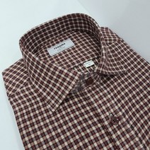 레노마셔츠 따뜻한 기모/더블 미디움/체크 밑 단 일자/일반핏 RMWSGP304 BW