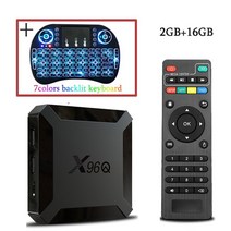 정품 안드로이드 스마트 TV 박스 Allwinner H313 쿼드 코어 CPU 스트리밍 미디어 플레이어 4K 24G 와이파이 넷플릭스 유튜브 TV 프리픽스 X96Q, 8.미국 플러그  X96Q2G16GI8