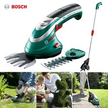 보쉬 Bosch 충전식 전정기 날2종 정원 서서 잔디깍기 예초기 동력제초기, 1.본체+날2종
