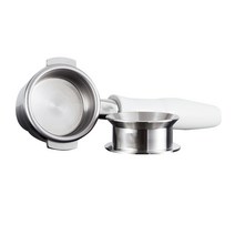 에스프레소 커피 ek43 / k30 안티 파리 파우더 양조 보울 커피 도구 용 지능형 투약 링, 58.5mm., 은