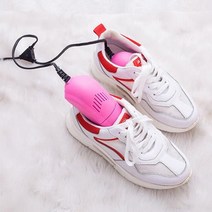 신발 건조기 스타일러 살균기 미니 장화 가정용 전기 살균 및 탈취 히터 항온 살균 속건, 분홍색, 우리를