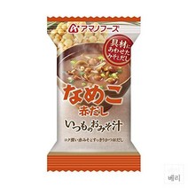 일본 Amano Foods miso soup nameko 아마노 푸드 나메코 미소 된장국 8g 30팩