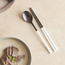 옻칠 숟가락 1개 옻칠 나무 숟가락, 03. 진그레이 숟가락