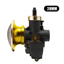 ALconstar-PE 수동 카브 PE28 카뷰레터 + 에어 필터 컵 윈드 NSR150 GY6 kymco ATV 더트 바이크 레이싱, 03 28mm  Carb Gold
