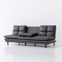 마켓비 AMBO 3인 멀티 소파베드 테이블형 각도조절 간이침대, 블랙브라운 6987.4098