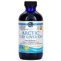 Nordic Naturals (노르딕 내추럴스) 아크틱 코드 리버 오일 오렌지 8 액량 온스 (237 밀리리터)옵션확인필수, 16 액상 온스
