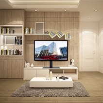 55인치 43인치 티비스탠드 장식장용 TV거치대 UP DOWN LG 삼성 호환 LH55BEAH, 32~55인치BT2