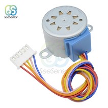 28byj-48 dc 5v 12v 감속 스텝 기어 스테퍼 모터 4상 28byj 28byj48 for arduino diy kit, 6.35mm
