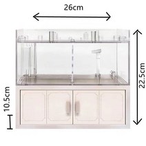 수족관 데스크탑 작은 필터 물고기 탱크 슈퍼 화이트 플라스틱 Betta 물 변경 Accessori